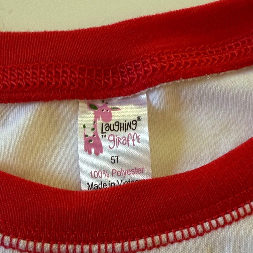 Small Shop Size 5T Christmas Raglan - Picture 3 of 3